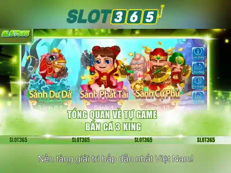 Các trò chơi có tại Slot365